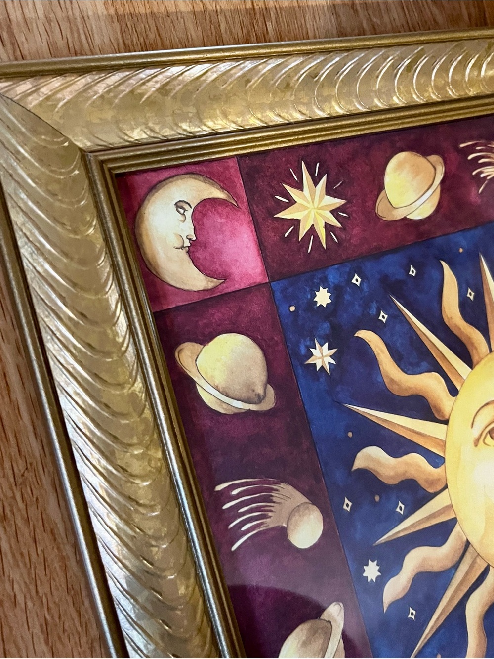 🌞VINTAGE🌛
Mary Beth Zeit Celestial Sun & Moon Wall Art - Picture 5 of 7